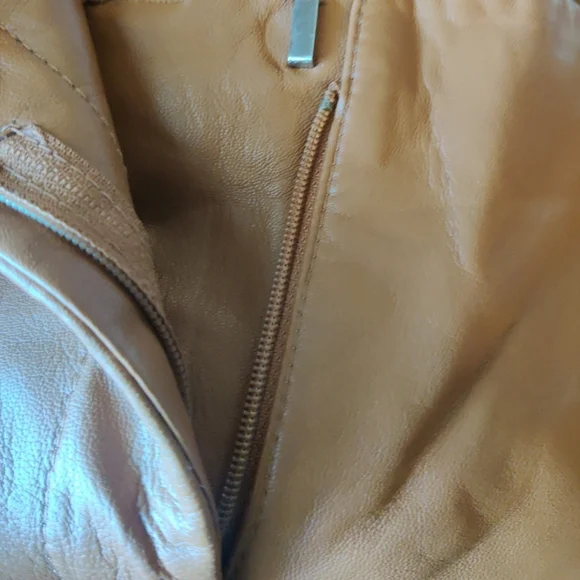 Vakko VS2 By Vakko Women's Lamb Leather Pants Size 6 - Picture 6 of 6